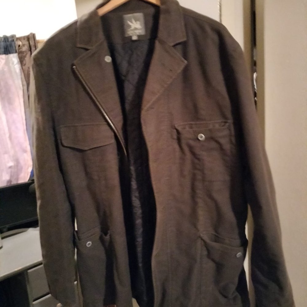 Men's  Full Zip Cotton Field Jacket  Coat Blazer Pre Owned Good Condition
